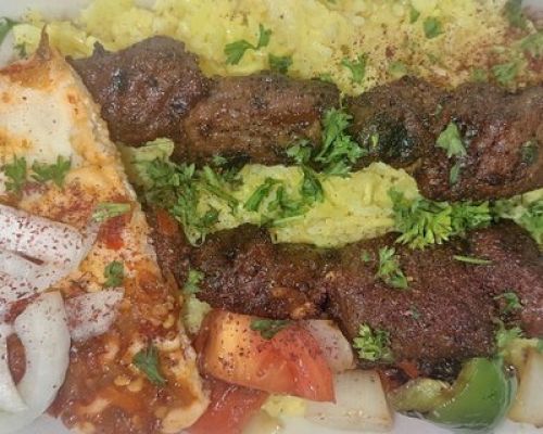 Haretna Mediterranean Cuisine - Beef Tenderloin Kebab Boxed Lunch