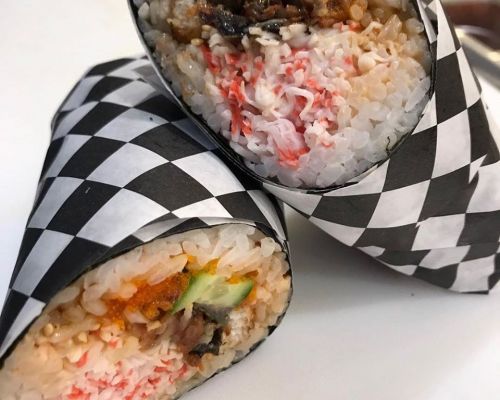 business catering office food delivery sushi burrito