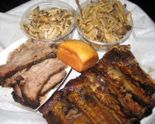 high protein meat platter food