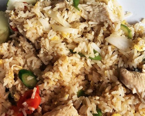 spicy basil fried rice