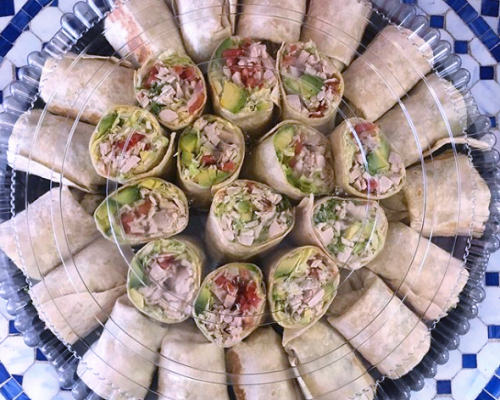 wrap platter lunch catering food