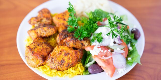 Chicken Kabob Entree