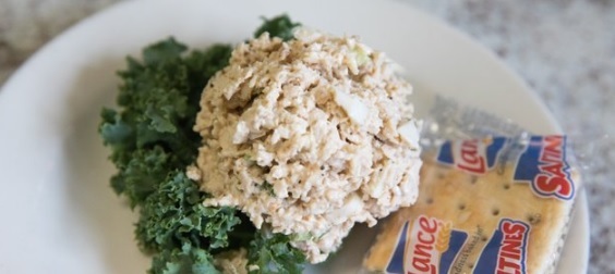 Chicken Salad with Crackers