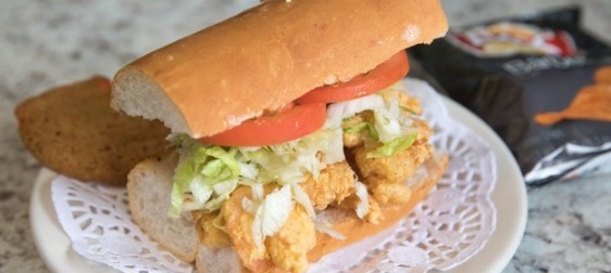 Fried Seafood Sandwich Boxed Lunch
