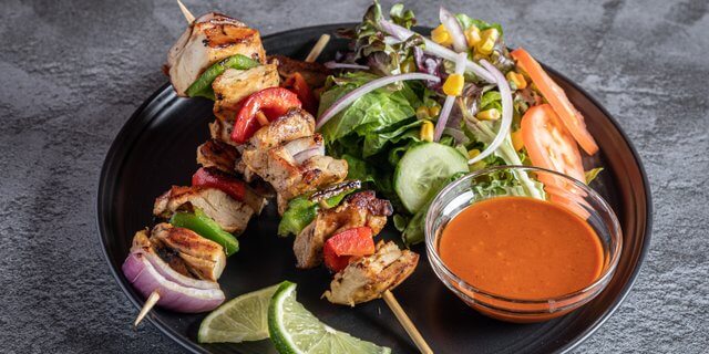Grilled Chicken Pinchos