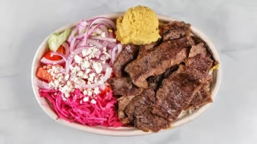 Lamb and Beef meat Gyro Plate