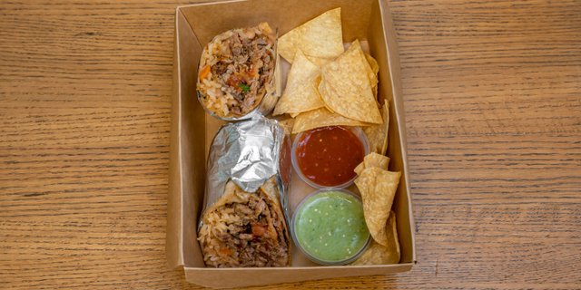 Regular Burrito Boxed Lunch